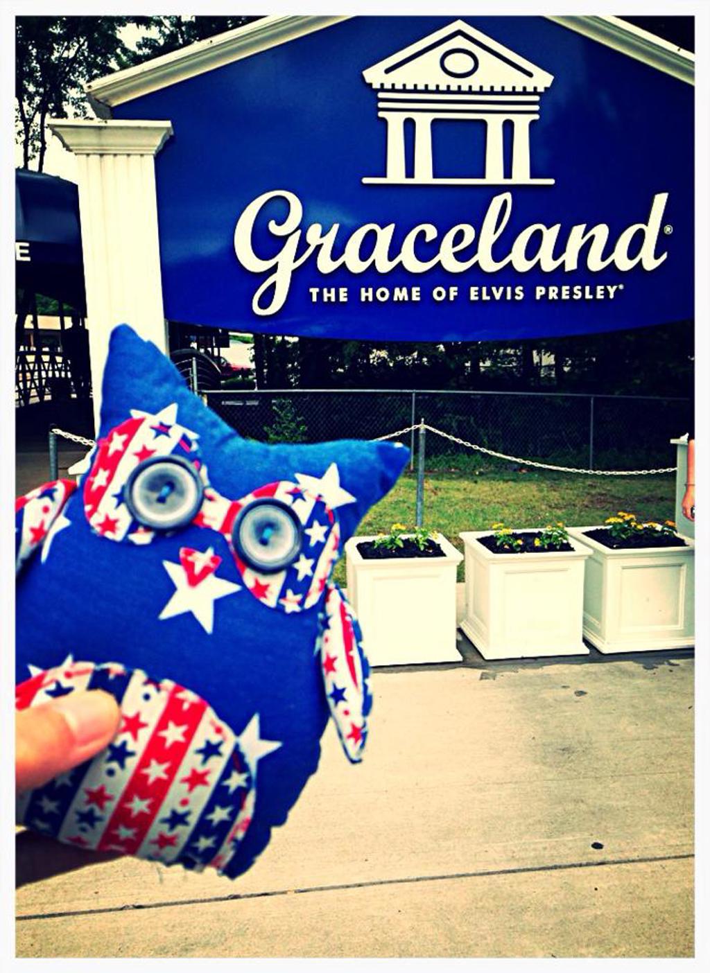 Graceland in Memphis, het landgoed van Elvis Presley tijdens een groepsrondreis door de Verenigde Staten.