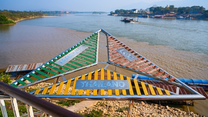 Het drielandenpunt in Thailand