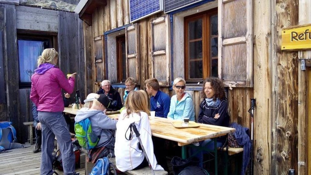 Chalet tijdens familiereis in de Écrins, Frankrijk.