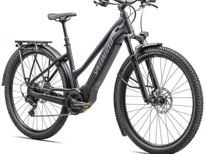 Zwarte e-bike voor de optionele e-bike fietsreis in de Provence.