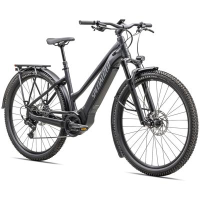 Zwarte e-bike voor de optionele e-bike fietsreis in de Provence.