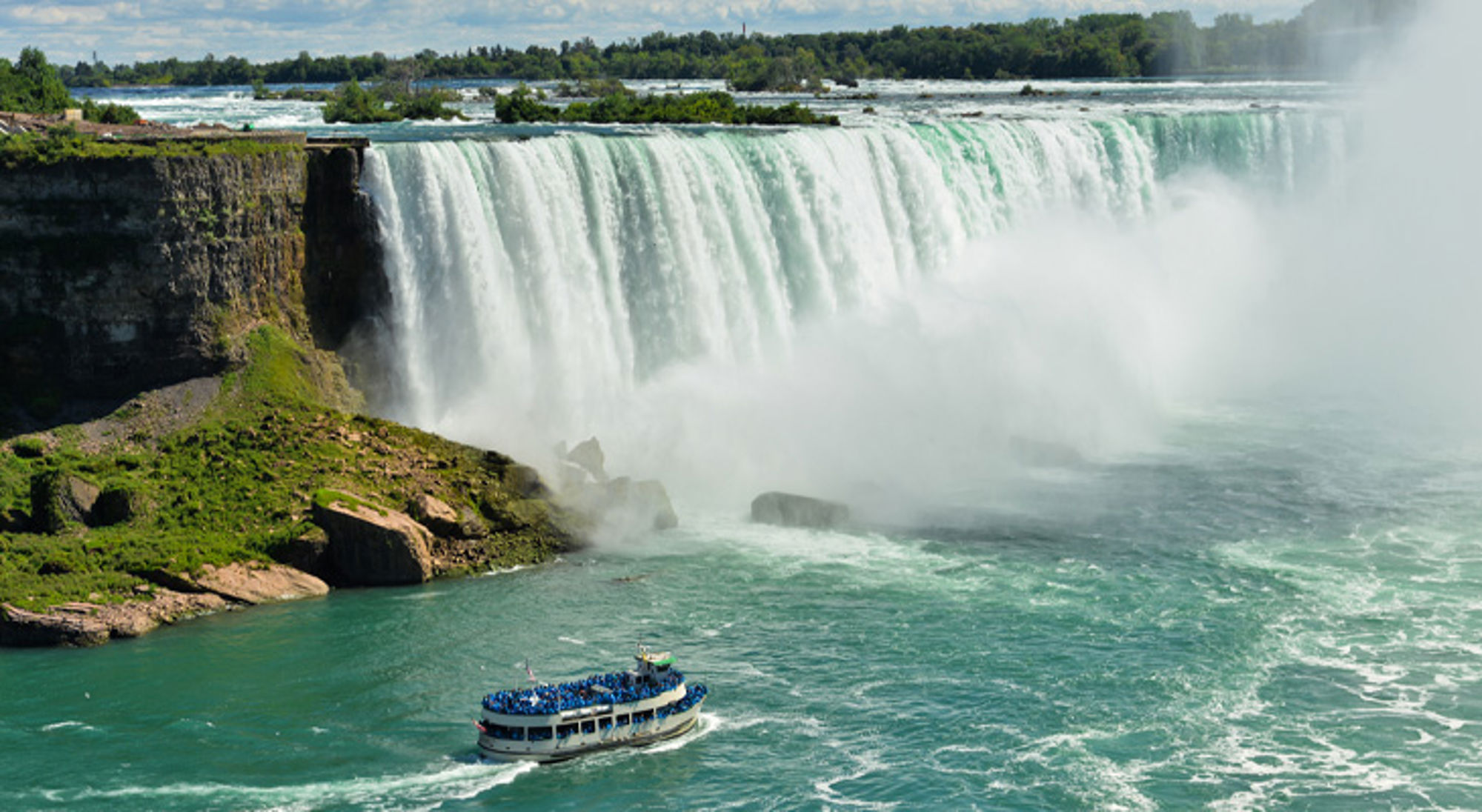 De indrukwekkende Niagara watervallen