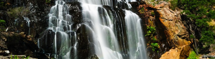 MacKenzie Falls waterval in Grampians National Park, Australië.