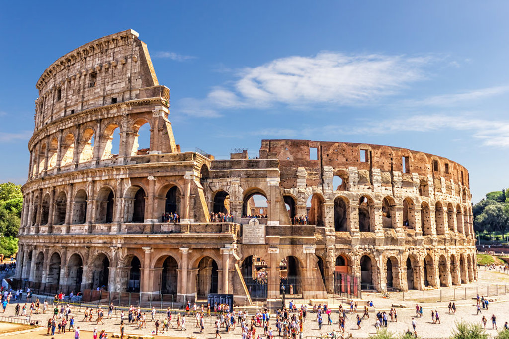Het Colosseum in Rome, een hoogtepunt tijdens de groepsrondreis Italië & Kroatië.