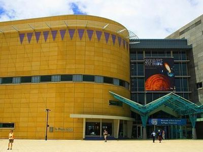 Te Papa Tongarewa museum in Wellington tijdens de Route Nieuw-Zeeland.