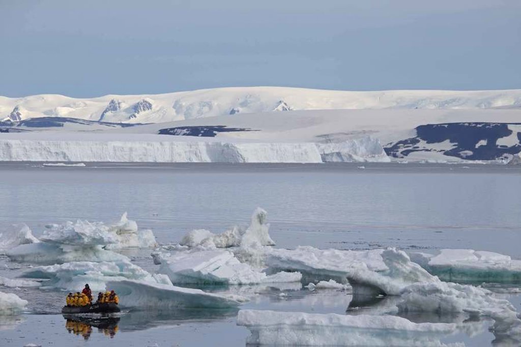 Pinguïnsafari tijdens groepsrondreis Antarctica en South Georgia.