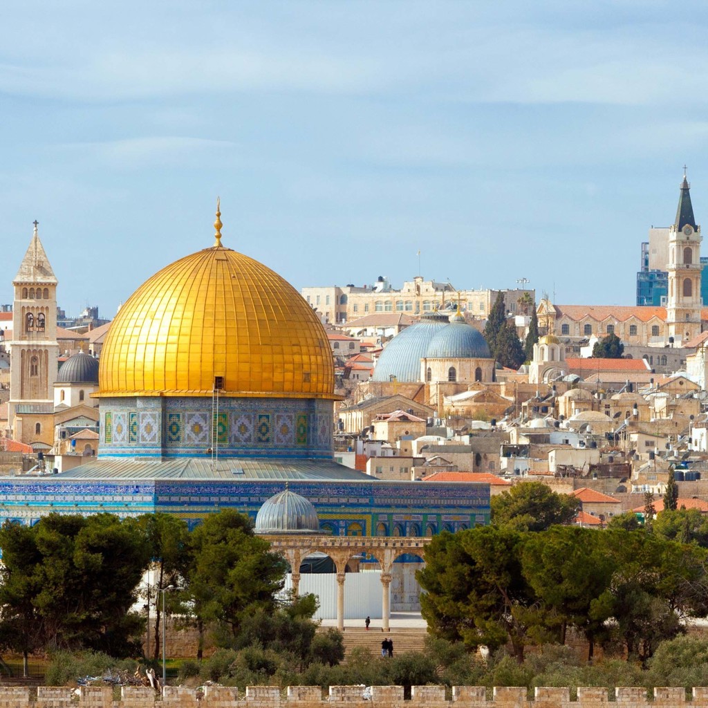 Gouden Rotskoepel in Jeruzalem tijdens groepsrondreis Israël en de Palestijnse gebieden.