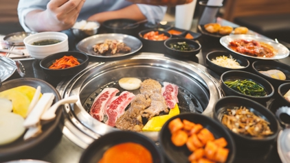 Eten in gezelschap in Zuid-Korea