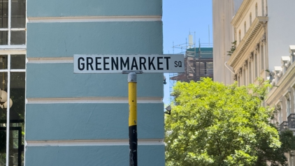 Greenmarket Square in Kaapstad