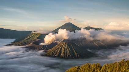 Bromo-vulkaan in Java