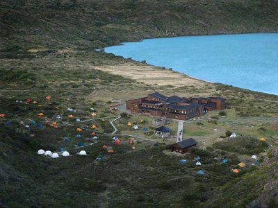 Camping bovenaf