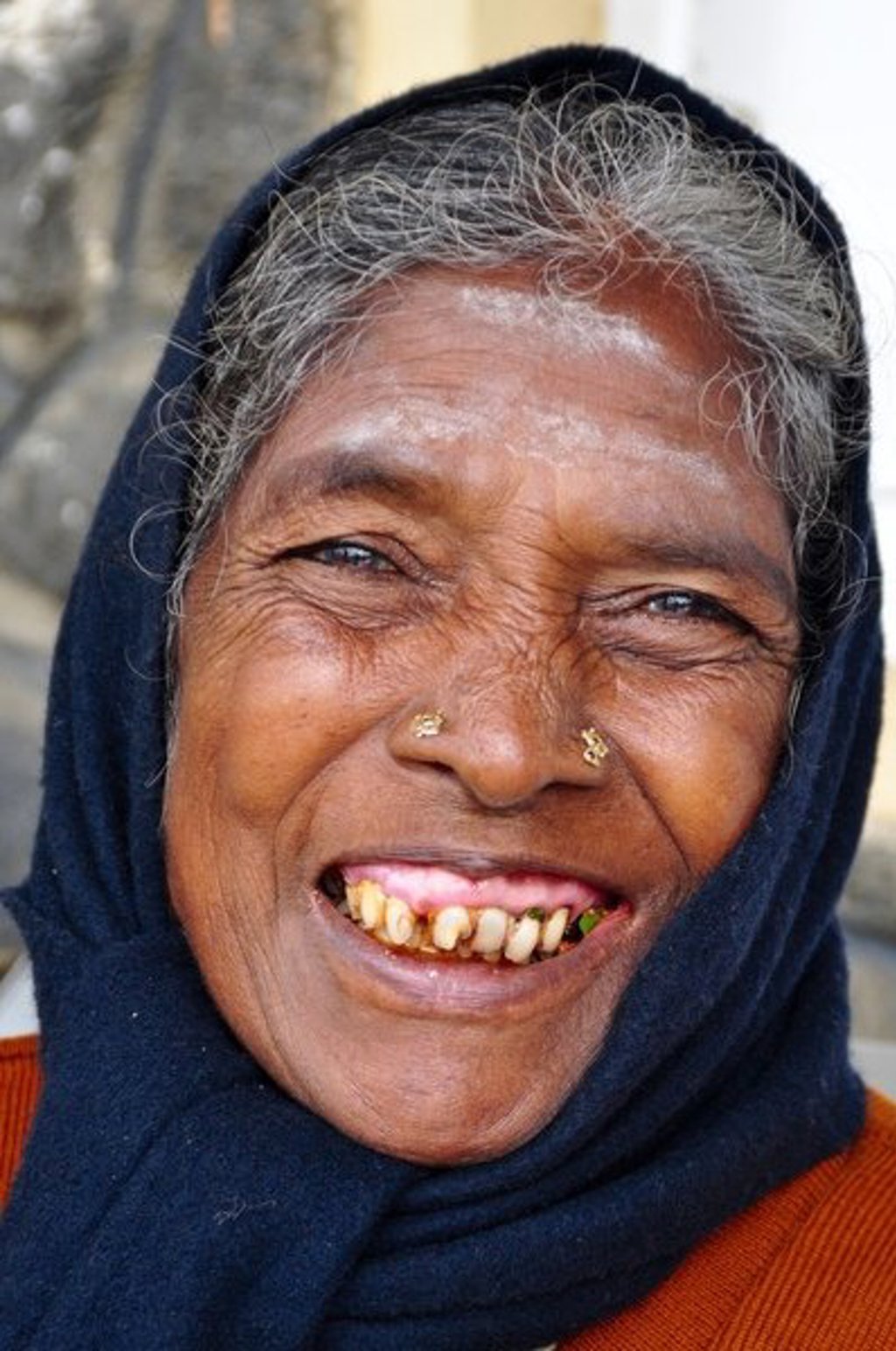 Portret van een aap in Sri Lanka tijdens een groepsrondreis.